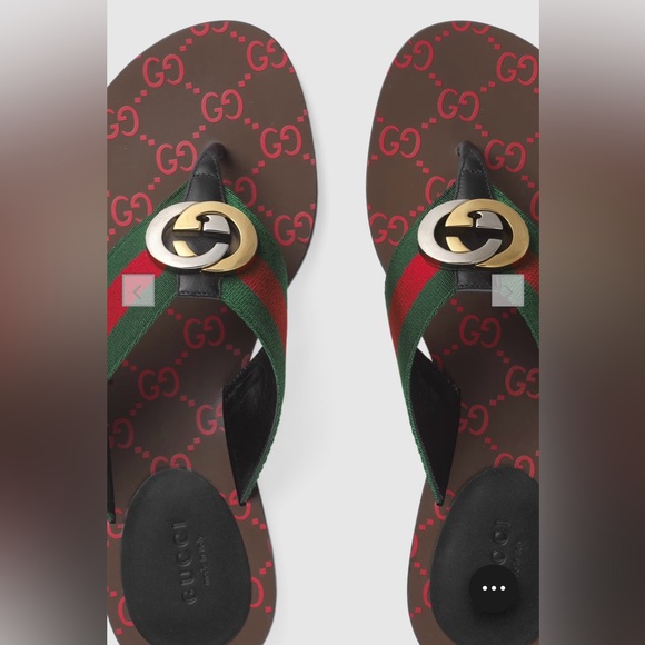 Gucci Thong Sandal size 38 worn one time box included - Picture 2 of 8
